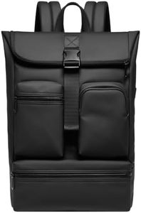 GYakeog Sac a Dos Ordinateur 15.6 Pouces Sac à Dos Étanche Sac a Dos Velo Sac Ordinateur Femme Sac a Dos Homme Elegant pour Loisir Randonnée Camping Voyage College Travail-Noir