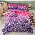 PERFEMET Purple Glitter Comforter S