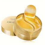 Nixtil Under Eye Patches for Dark Circles and Puffy Eyes,(60Pcs 24K Gold) Under Eye Masks Skin Care,Wrinkle Patches,Snail Mucin Eye Mask,Hydrate, Moisturize and Brighten, Leaving You With Youthful Vitality