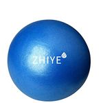 ZHIYE Mini Pilates Ball Yoga Small Exercise Ball Core Fitness Bender, Yoga, Stability, Barre, Training Physical Therapy Anti-Slip Swiss Ball Gym Home