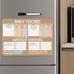 Colorful Dry Erase Chore Chart for Kids Multiple Kids - Kids Chore Chart Kids Chart, Chores Chart for Kids Multiple Kids, Magnetic Chore Chart for Kids, Chore Board for Kids, Chore Chart Magnetic