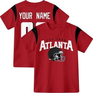 KREDE Atlanta T Shirt Custom Name Number for Kids Boy Girl Gift