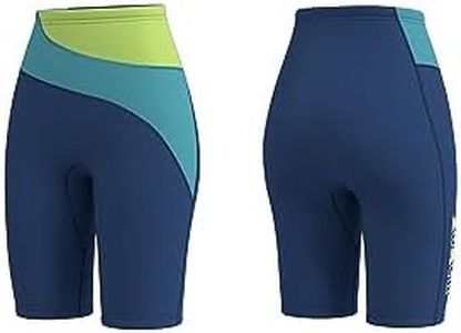 XUKER Womens Wetsuit Pants 3mm, Neoprene Shorts Compression Yoga Short Pants for Water Sports Lake Ocean Pool Swimming Surfing Snorkeling Floating Canoeing Aerobics Exercise