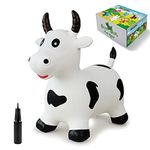 HotMax Bouncy Horse, Inflatable Bouncy Animals Hopper for Toddlers, Ride on Jumping Toys for Baby Girl or Boy Birthday Gift