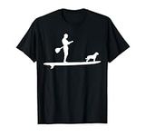 SUP Dog Stand Up Paddle Board Paddling Surf Surfing T-Shirt