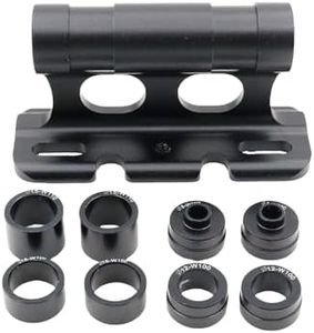 Bike Fork Mount, Upgraded Quick Release Thru Axle Bicycle Fork Rack Block with 4 Adapters for Car Trucks Vans SUV Motorcycle Transport and Storage,