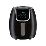 Power XL Vortex Air Fryer 4.7L - 5-in-1 Digital Air Fryer - 360 Degree Cyclonic Air Technology - 1 Large Detachable Basket - Makes Cooking with Less Oil & Fat Easier and Quicker - Recipe Book Included