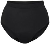 KNIX Cotton Leakproof High Rise Underwear, Black, XL