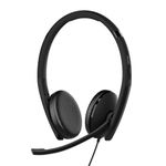 EPOS SENNHEISER C10 USB headset with microphone, Wired headphones with simple and flexible USB C connection BrainAdapt Technology