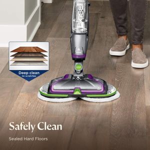 BISSELL SpinWave Cordless Mop – 18V Rechargeable Floor Cleaner