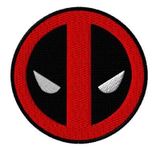 Motohog Unique Embroidered Iron & Sew Patch (Deadpool) 4X4 inches