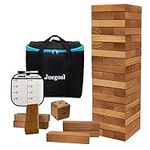 Juegoal 54 Pieces Giant Tumble Tower Blocks Game Giant Wood Stacking Game