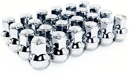 Veritek - Juego de 24 tuercas hexagonales de 14 x 1,5 mm 13/16 de 1.7 pulgadas y 44.5 mm de longitud, cromadas de una pieza, estilo OEM, para ruedas de fábrica Ford F-150, Expedition Lincoln Navigator