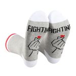 2 Pairs K Drama Socks K Drama Addict Fighting k Drama Fans Gift Kpop Sock Gifts For Kdrama Lovers Korean Drama Socks (Cotton, FIGHTING sock ca)