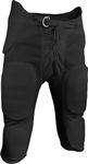 Sports Unlimited Double Knit Adult Integrated Football Pants, Black, Large