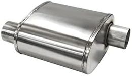 CORSA EXHST Corsa - Custom Sport Muffler 304SS 2.5in Offset In / 2.5in Offset Out 10in Length (CP2500S)