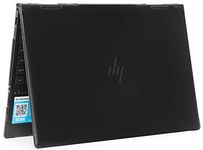 mCover Hard Shell Case Compatible with 15.6" HP Envy x360 15-EExxxx (AMD CPU) / 15-ED (Intel CPU) Series Laptop ONLY (NOT Fitting Any Other HP Models ) - Black