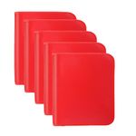 Saya Zipper Ring Binder File Folder - Pack of 5 | A4 Size, Multi-Pocket Organizer for Office & School Supplies - Portable Documents Holder