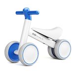 XJD Baby Balance Bike 1 Year Old Toddler Ride On Toys for 10-24 Months Baby Trike Garden Toys First Bike 1 st Birthday Toys for Girls Boys Toddler bike No Pedals (Dark Blue)