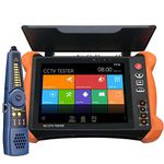 Rsrteng X9-MOVTADHS CCTV Tester,8K 32MP 12MP IP Camera Tester,4K 8MP TVI/CVI/AHD/SDI/CVBS CCTV Monitor Support DMM,TDR,Network Tools,WiFi,HDM