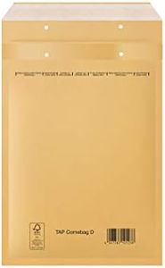 Sobres acolchados de burbujas y plastificados marrón bolsas TAB para envíos tamaño Nº 4 (275 x 200 mm) 50 Unidades