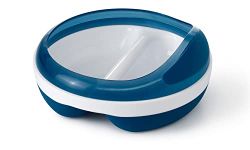 OXO Tot Divided Feeding Dish With Removable Ring And Storage Lid, Navy