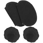 Underarm Sweat Pads for Women and Men, 60pcs Underarm Armpit Sweat Pads, Non‑Woven Fabric Dress Clothing Underarm Sweat Pads (Black)