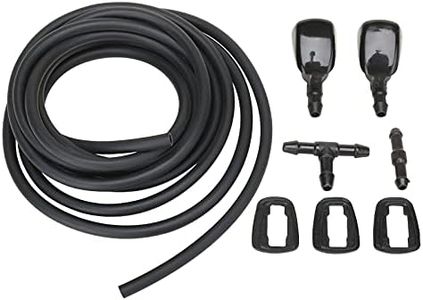 MITZONE Windshield Washer Nozzle Kit Compatible with 2005-2017 Jeep Grand Cherokee Replace 55079049AA