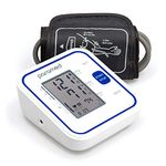 PARAMED Blood Pressure Monitor: Automatic Upper Arm BP Monitor with Cuff 8.7"-15.7" - Digital BP Machine & Irregular Heartbeat Detection, 120 Readings Memory - Large LCD - Batteries & Pouch Included