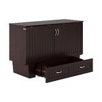 Nantucket Murphy Bed Chest, Queen, Espresso