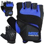 MRX Weight Lifting Gloves Blue Pro 