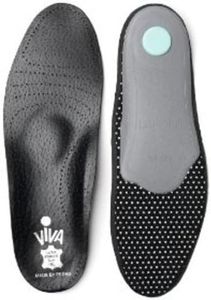Pedag 288847 Viva Leather Orthotic with Longitudinal Arch, Metatarsal Pad and Heel Cushion, Black, Women's 5
