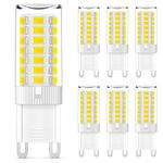 YOUDIAN G9 LED Bulbs,5W Cool White,Equivalent to 40W-50W Halogen,Energy Saving G9 LED Light Bulbs,500lm 6000 Kelvin,Non-dimmable,for Home Lighting Decor 6-Pack