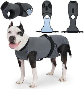 LufeLux Dog Surgery Recovery Suit, Grey, XX-Large