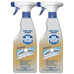 Bar Keepers Friend MORE Spray + Foam Multipurpose Cleaner (2 x 25.4 oz), Stain & Rust Remover for Bathroom, Kitchen & Outdoor Use on Stainless Steel, Aluminum, Brass, Tile, Ceramic, Porcelain & More