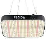 FECiDA Dimmable Grow Tent Light 1000W, UV-IR Included Ideal Full Spectrum LED for Indoor Plants, 2023 Best 2x2 2x4 3x3, Daisy Chain Function & Quiet Build-in Fan