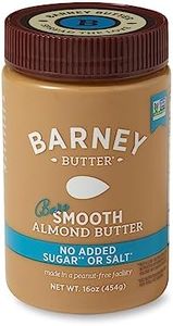 Barney Almond Butter, Bare Smooth, No Stir, No Sugar, No Salt, Non-GMO, Skin-Free, Paleo, Keto, 16 Ounce