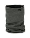 DANISH ENDURANCE Thermal Merino Neck Gaiter with Polar Fleece, Snood, Neck Warmer for Winter, for Men and Women One Size Dark Grey 1-pack