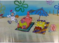 Spongebob Aquarium Background 60Cm X40Cm Fish Tank Decor