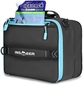 INSMEER Lunch Bag, Insulated Lunch Bag for Men/Women with Waterproof & Shoulder Strap, Lunch Box and Cooler Lunch Tote Bag for Work, Camping and Travel (16L)