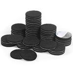 Felt Pads for Furniture Feet,50 Pieces Self Adhesive Furniture Pads Floor Protectors for Chair Legs Anti Scratch(Black)