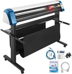 VEVOR Vinyl Cutter Machine, 34in Offline Bluetooth Cutting Plotter Machine, 400in/10m Steel Roller Shaft Adjustable Speed Force, SignMaster Software Tool DIY Craft Kit for Sign Making Windows & Mobile