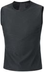 GORE WEAR Men's Gore M Base Layer Sleeveless Shirt, Black