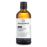 Naissance Organic Peppermint (Piperita) Essential Oil (No. 158) - 100ml - Pure, Natural, Certified Organic, Cruelty Free, Vegan and Undiluted - for Aromatherapy, Humidifiers & Diffusers