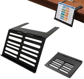 Mahjong Card Holder for Table, Under Mat Slide-in Stand for Mah Jongg Cards (Black)