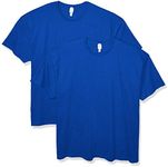 AquaGuard Men's Fine Jersey T-Shirt-2 Pack, Royal, M