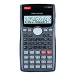 Flair FC-100MS Desktop Series Scientific Calculator | LCD Screen Display with Easy to See | New Additional Features with Data Editor & Soft Keys | Ideal for Student & Financial Work | Black, Pack of 1