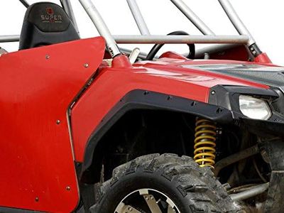 SuperATV Fender Flares Mud Guards for 2008-2010 Polaris RZR 800 / S 800/4 800 (See Fitment) | Extreme Durability | Protect Against Rocks, Dirt, Sand, & Other Flying Debris