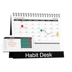 Accuprints Habit Tracker Calendar | Size - 8 by 8 inch | Paper 250 gsm