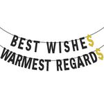 Best Wishes Warmest Regards Banner for Schitt's Greek Theme Birthday Party Decorations